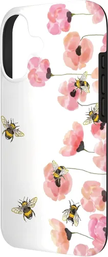 Miniatura 2 de Bumble bee - Honey Bees. bee Lover. Pink Flower. Gift Case for iPhone 17
