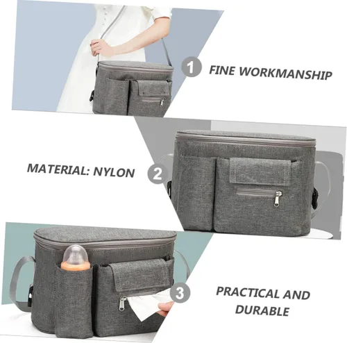Miniatura 2 de Toddmomy Bolsa de viaje para mamá, bolsa de viaje para mamá, bolsa de viaje mochila de viaje, bolso de mano, bolso grande para cochecito, bolsa