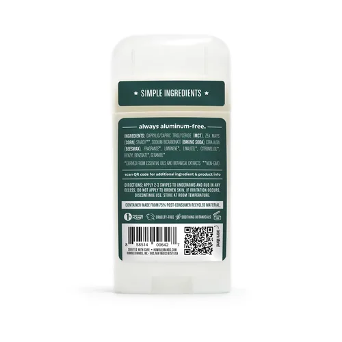 Miniatura 9 de HUMBLE BRANDS - Desodorante sin aluminio de fórmula original, terroso y molido, madera de cedro de Texas, Palo Santo, abeto negro, paquete de 3