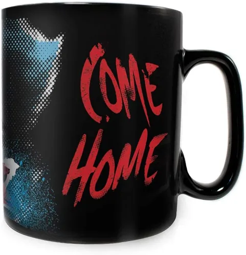 Miniatura 4 de Morphing Mugs IT Chapter 2 – Pennywise – Come Home – Taza sensible al calor – Película de terror de cerámica que cambia de color – Taza de café y té