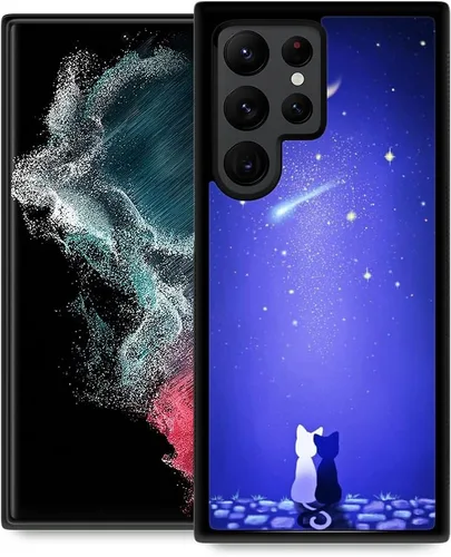 Miniatura 22 de ZHEGAILIAN Funda compatible con Samsung Galaxy S22 Ultra, antideslizante, de poliuretano termoplástico suave, a prueba de golpes, compatible