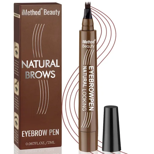 Miniatura 12 de iMethod - Bolígrafo para tatuaje de cejas con técnica actualizada de microblading, maquillaje de cejas de larga duración, resistente al agua y a