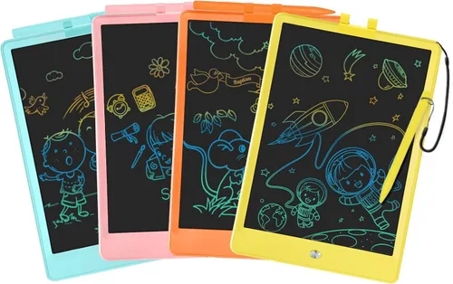 Miniatura 9 de Tableta de escritura LCD para niños de 10 pulgadas, almohadilla de dibujo reutilizable y borrable, tablero de escritura electrónico para niños
