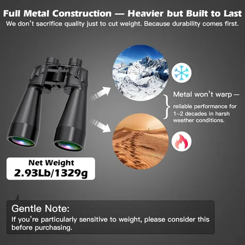Miniatura 2 de Prismáticos Sogries 18x70 para adultos de alta potencia, prismáticos de gran apertura de 70 mm para astronomía de larga distancia, impermeables y a