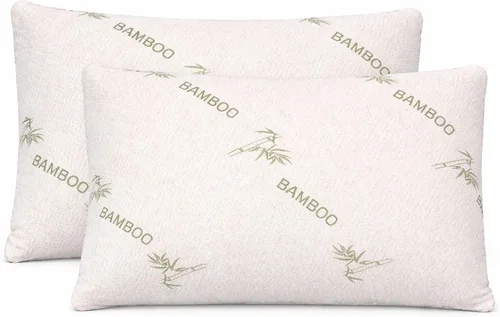 Miniatura 9 de ORGANIC TEXTILES Almohada de cama 100% hecha a mano de látex orgánico triturado con funda extraíble de algodón orgánico (viaje, paquete de 1)