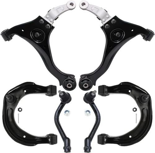 Miniatura 163 de Detroit Axle - Kit de extremo delantero RWD para Chrysler 300 Dodge Charger Challenger 2011-2014, 4 brazos de control inferiores, 2 eslabones