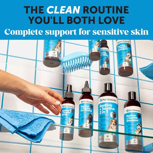 Miniatura 5 de Limpiador de oídos para restaurar y calmar para perros y gatos – Solución suave de limpieza de oídos para perros con Aloe Vera – Calma el picor