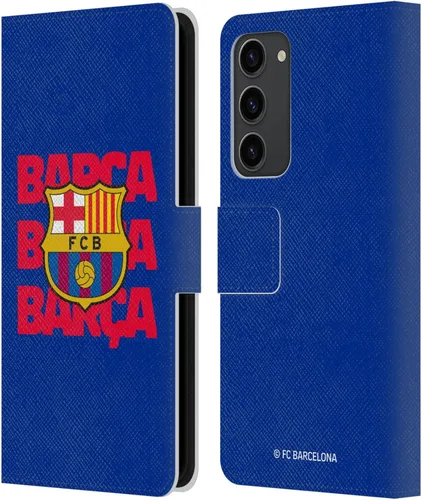 Miniatura 232 de Head Case Designs Funda de piel con licencia oficial del FC Barcelona Barca Crest Graphics para Samsung Galaxy A06 4G