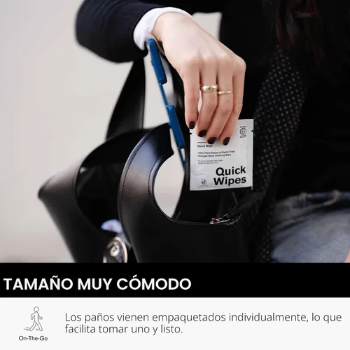 Miniatura 5 de Jason Markk Toallitas rápidas a base de plantas, limpiador de zapatos, paquete de 30, empaquetadas individualmente, cuidado de los tenis, ideal