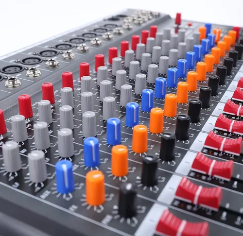 Miniatura 7 de Mezclador profesional de estudio en vivo de 12 canales, consola mezcladora de sonido de audio de estudio con Bluetooth USB para profesionales