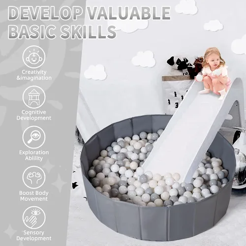Miniatura 8 de Pozo de pelotas para bebés, bebés, perros, gatos, niños pequeños, tienda de campaña plegable, corralito de juegos con bolsa de almacenamiento