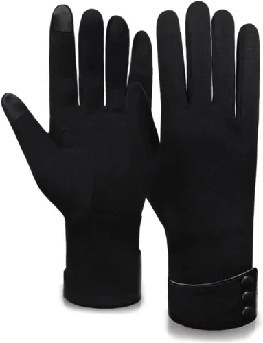 Miniatura 7 de Tomily - Guantes de forro polar para mujer con pantalla táctil