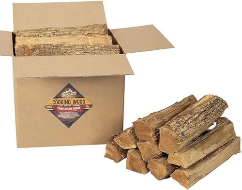 Miniatura 3 de Smoak Firewood Troncos de Madera Premium para Cocinar y Leña de 16 Pulgadas de Longitud – Utilizados para Parrillas, Ahumadores, Hornos de Pizza