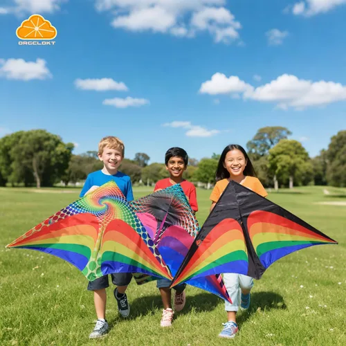 Miniatura 9 de ORGCLDKT-Rainbow Cruiser Delta Kite, Kites for Kids Ages 8-12,4-8,Boys,Girls,Kites for Adults,Beach,Beginners,Giant.1Pc or 3Pcs Pack. Easy to Fly.