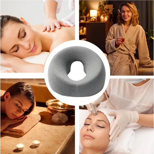Miniatura 7 de Almohada prona, almohada boca abajo para dormir, cuna para mesa de masaje, espuma viscoelástica para masaje, oficina, hogar, viaje y artículos