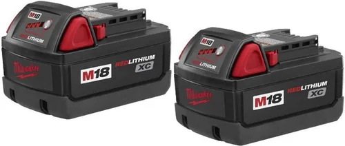 Milwaukee 48-11-1828 M18 XC RED LITHIUM 18-Volt Litio-ion Batería de herramienta inalámbrica (paquete de 2)