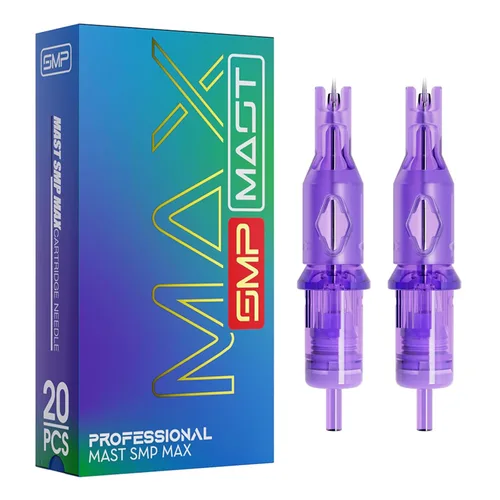 Miniatura 9 de Mast Pro Smp - Agujas de tatuaje profesionales 1 delineador redondo 0.010 in agujas para maquillaje permanente cuero cabelludo cabello 0801RL