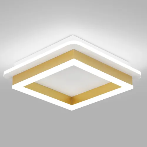 Miniatura 17 de CANEOE Luz de Pasillo Cuadrada de 24W, Moderna Luz de Techo LED de Montaje al Ras, Luces de Acrílico Blanco Cerca del Techo para Dormitorio Comedor