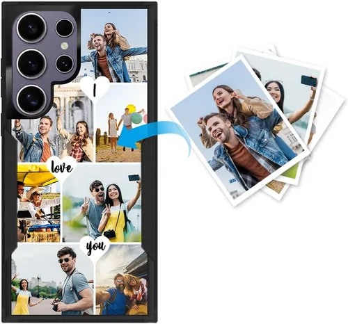 Miniatura 119 de Funda protectora personalizada para Samsung Galaxy S22 Ultra 5G (versión 2022), funda protectora de doble capa resistente con múltiples fotos, a