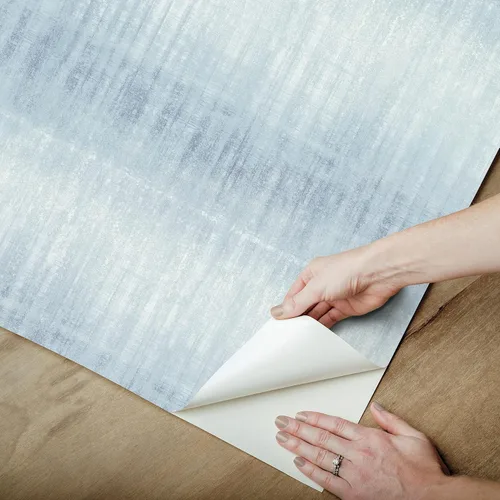Miniatura 7 de WallPops! Papel pintado azul de Santuario para despegar y pegar