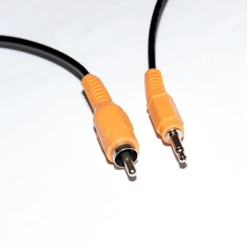 Miniatura 2 de Cable de videocámara de audio y video adaptador macho de 6 pies y 0.138 in AV a RCA