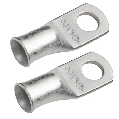 Miniatura 145 de SELTERM 5 piezas terminales de cable de cobre estañado 1/0 AWG perno de 1/2", extremos de cable de batería, terminales de anillo, conectores