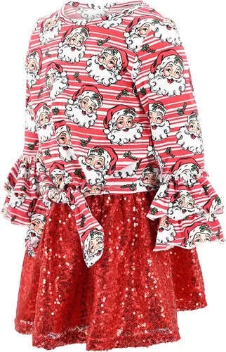 Miniatura 29 de Unique Baby Girls 2pc Skirt Set Outfit Long Sleeve Top with Skirt