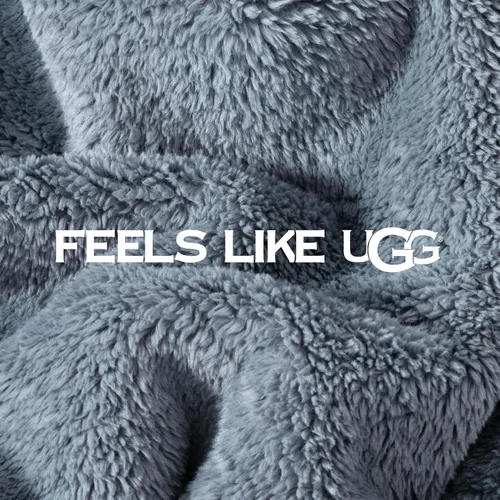 Miniatura 3 de UGG Manta de Felpa Full/Queen, Manta Mullida de Vellón para Cama, Lujosa y Acogedora Manta de Gran Tamaño para Sofá, Ropa de Cama Queen Azul