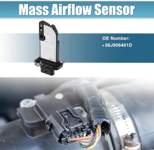 Miniatura 2 de uxcell Reemplazo del sensor de flujo de aire masivo del coche No.06J906461D para Volkswagen Touareg 2012-2017