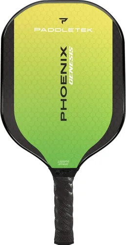 Paddletek Phoenix Genesis - Paletas profesionales de pickleball con núcleo de panal - Superficie epoxi de policarbonato y fibra de vidrio - Agarre