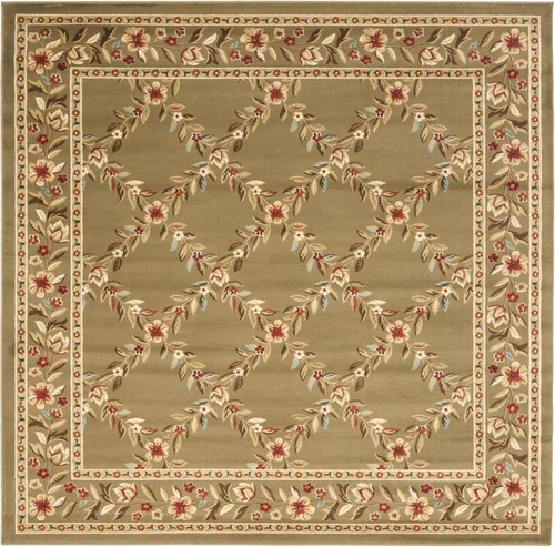 Miniatura 6 de SAFAVIEH Lyndhurst Collection - Alfombra de pasillo, 2 pies 3 pulgadas x 8 pies, color negro y marrón, diseño tradicional de enrejado floral,