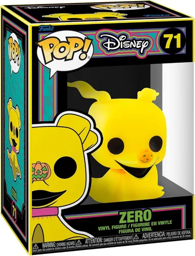 Miniatura 2 de Funko Disney: La pesadilla antes de Navidad - Zero (luz negra)