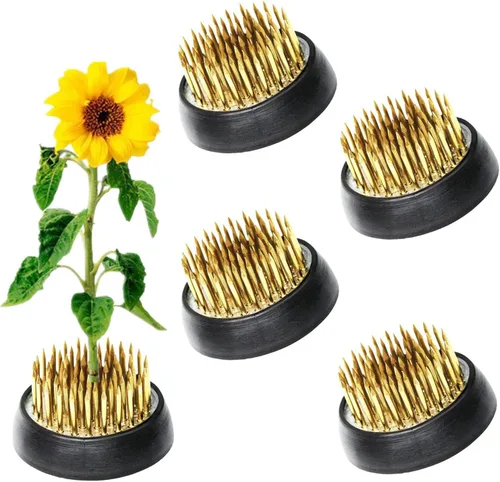 5 ranas de flores de 1.339 in/1.34 pulgadas de diámetro japonés Ikebana Kenzan Flower Pin Rana Ikebana Arreglo Floral..