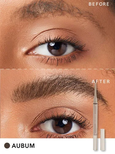 Miniatura 3 de SHEGLAM Lápices de cejas de doble cara, crema impermeable de larga duración, maquillaje de cejas en lápiz - Castaño Caoba