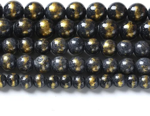 Miniatura 49 de 36 cuentas de calcedonia de jade rojo natural de 25/64 pulgadas (0.394 in), redondas sueltas, piedras preciosas energéticas curativas, para hacer