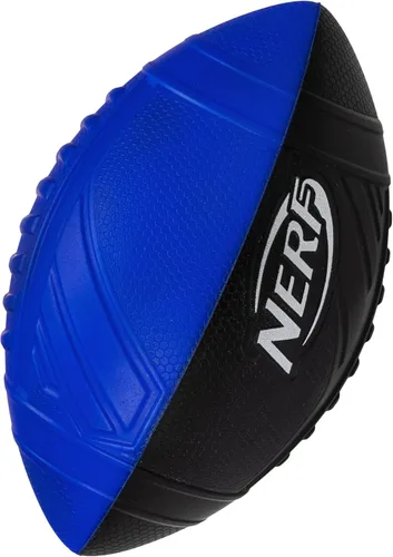 Nerf Pro Grip - Pelota de fútbol americana, azul, pelota de espuma clásica, fácil de atrapar y lanzar, juguetes deportivos, regalos de Navidad o