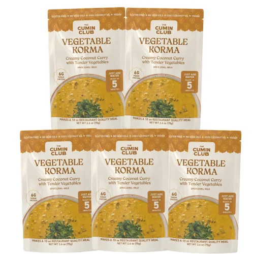 Miniatura 12 de The Cumin Club Dal Makhani (lentejas negras), comida india lista para comer, paquete de curry instantáneo, cocción rápida y fácil para comidas
