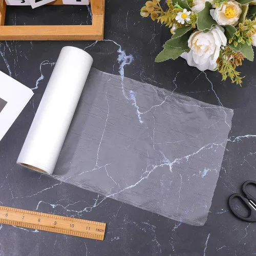 Miniatura 4 de Estabilizador de bordado soluble en agua transparente de 30 yardas de 7.87 pulgadas, compatible con la mayoría de los aros, rollos de película