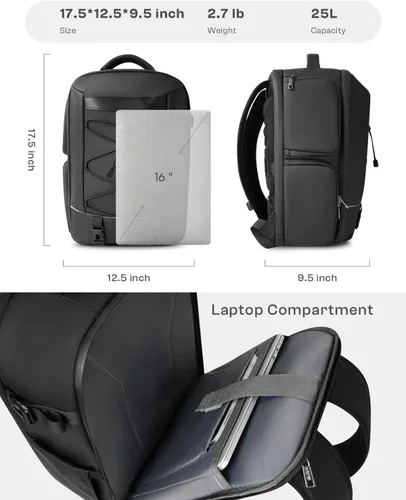 Miniatura 9 de Mochila para cámara, bolsa para cámara DSLR SLR para fotógrafos compatible con Sony/Canon/Nikon/DJI Mavic Drone, cubierta impermeable para lluvia