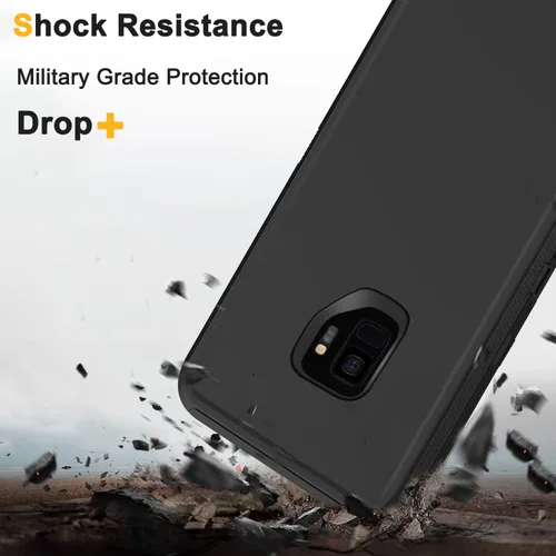 Miniatura 5 de Funda para Samsung Galaxy S9 con protector de pantalla, cuerpo completo, resistente, a prueba de golpes, a prueba de caídas, funda protectora