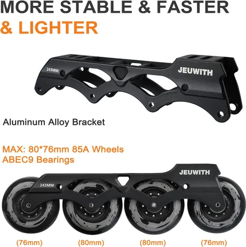 Miniatura 3 de Patines en línea para mujeres y hombres, cuchillas de calle al aire libre, para adultos, hombres y mujeres, patines profesionales de fitness unisex