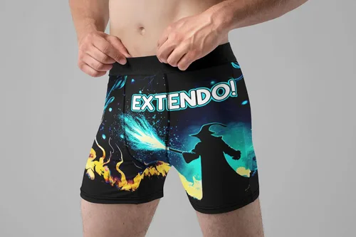 Miniatura 4 de Random Stock Apparel Calzoncillos tipo bóxer divertidos para hombre, ropa interior Blast Zone, regalo divertido