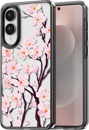 Miniatura 202 de Rosarnnah Funda compatible con Samsung Galaxy S24 Ultra, bonita estética, a la moda, divertida funda con estampado de gatito y gato, duradera a