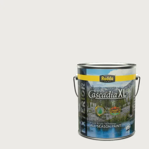 Miniatura 27 de Rodda Paint CASCADIA XL Pintura e imprimación satinada exterior en uno, cuarto de galón, Aquafir
