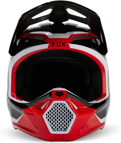 Miniatura 7 de Fox Racing Casco unisex para motocross V1, rojo fluorescente, XS