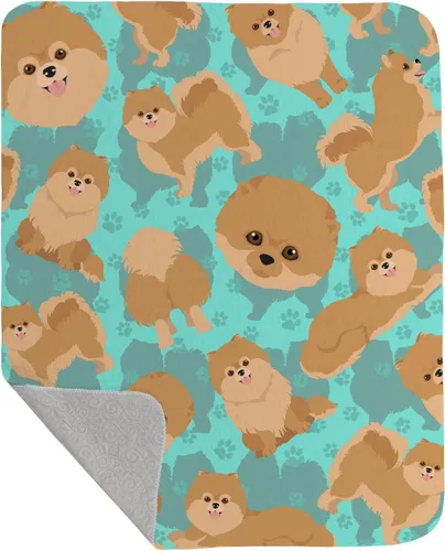 Miniatura 21 de Caroline's Treasures MLM1042LQB Airedale Terrier - Manta acolchada de 50 x 60 pulgadas, diseño de ilustraciones para cama, sofá, suave y ligera