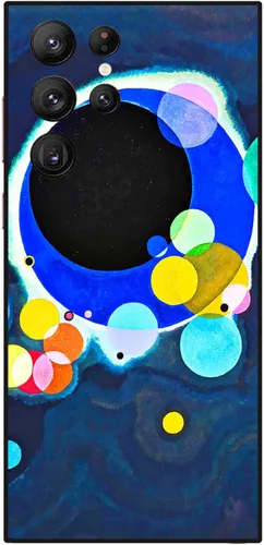 Miniatura 19 de Berkin Arts Funda compatible con Samsung Galaxy S22 Ultra, funda de silicona Art Nouveau Floral Flower (Clematis by Alphonse Mucha)
