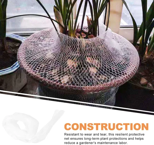 Miniatura 2 de EXCEART Cubierta de red de bonsái de uso diario, protector elástico para plantas, malla ligera y transparente para evitar pérdidas múltiples
