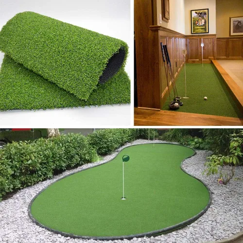 Miniatura 6 de ALTRUISTIC Tapete grueso de césped artificial para golf Pro Putting Green Mat 5 pies x 10 pies, tamaños personalizados/tapete de entrenamiento