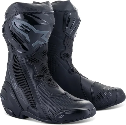 Miniatura 4 de Botas de carreras para motocicleta Alpinestars Supertech R, certificadas CE de alto rendimiento Negro/Blanco/Rojo